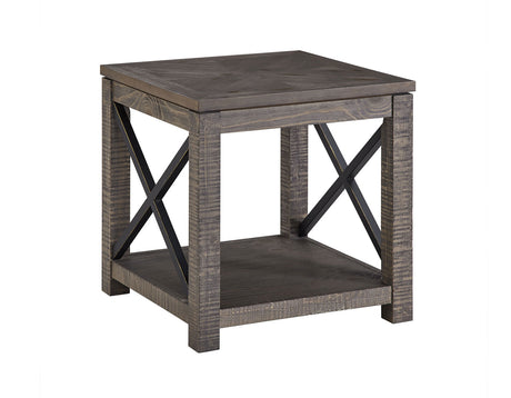 Dexter Driftwood Square End Table from Steve Silver - Luna Furniture