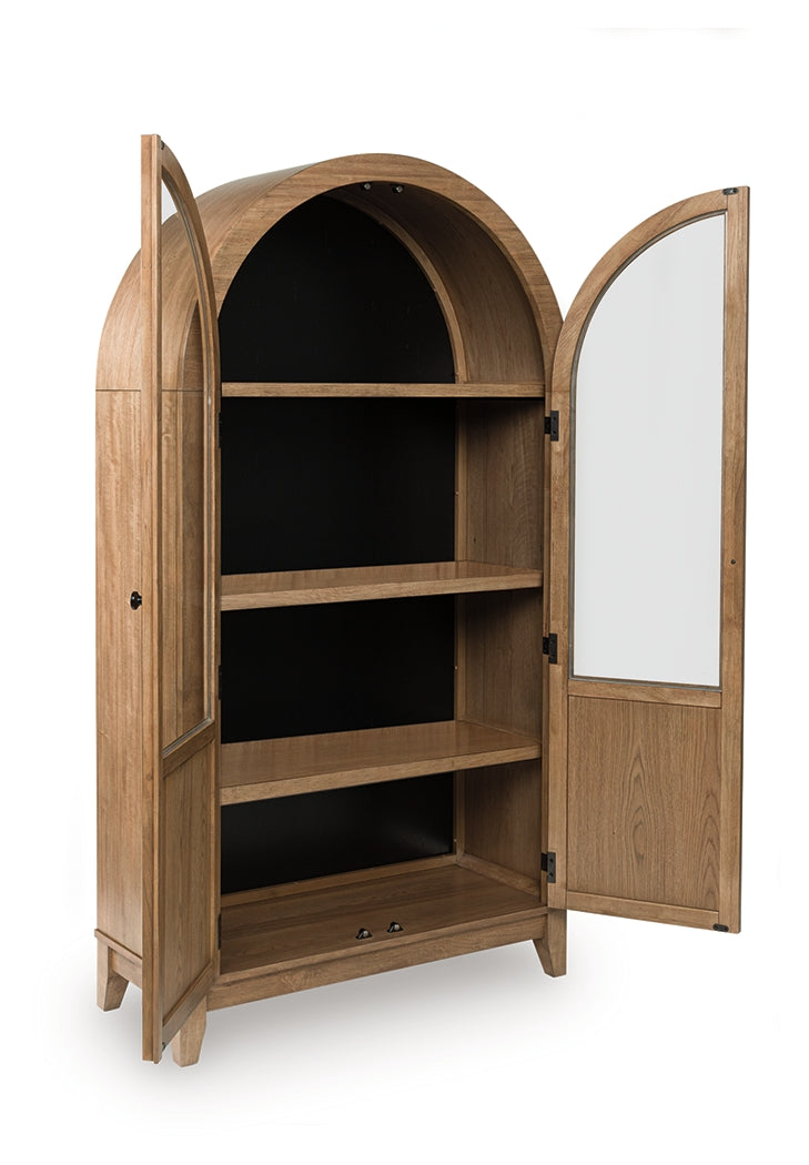 Dagandale Natural/Black Accent Cabinet from Ashley - Luna Furniture