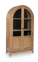 Dagandale Natural/Black Accent Cabinet from Ashley - Luna Furniture