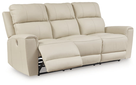Dahlmoore Almond Power Reclining Sofa from Ashley - Luna Furniture