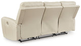 Dahlmoore Almond Power Reclining Sofa from Ashley - Luna Furniture