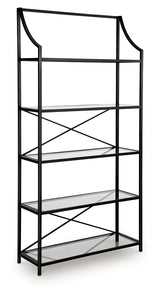 Dakerwell Antique Black 72" Bookcase from Ashley - Luna Furniture