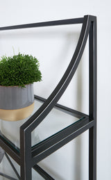 Dakerwell Antique Black 72" Bookcase from Ashley - Luna Furniture