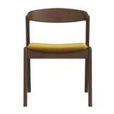 Dakota Dark Yellow Velvet Dining Chair from Ashcroft Furniture - Luna Furniture
