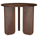 Dale Brown Round Solid Mango Wood Side End Table from Coaster - Luna Furniture