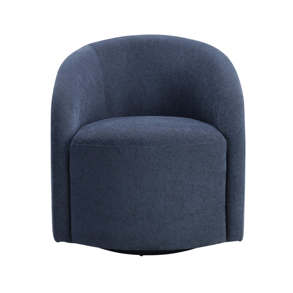 Dalhart Blue Swivel Accent Chair