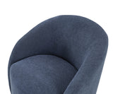Dalhart Blue Swivel Accent Chair from Homelegance - Luna Furniture