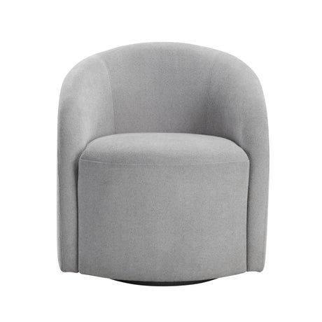 Dalhart Light Gray Swivel Accent Chair from Homelegance - Luna Furniture