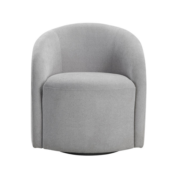 Dalhart Light Gray Swivel Accent Chair