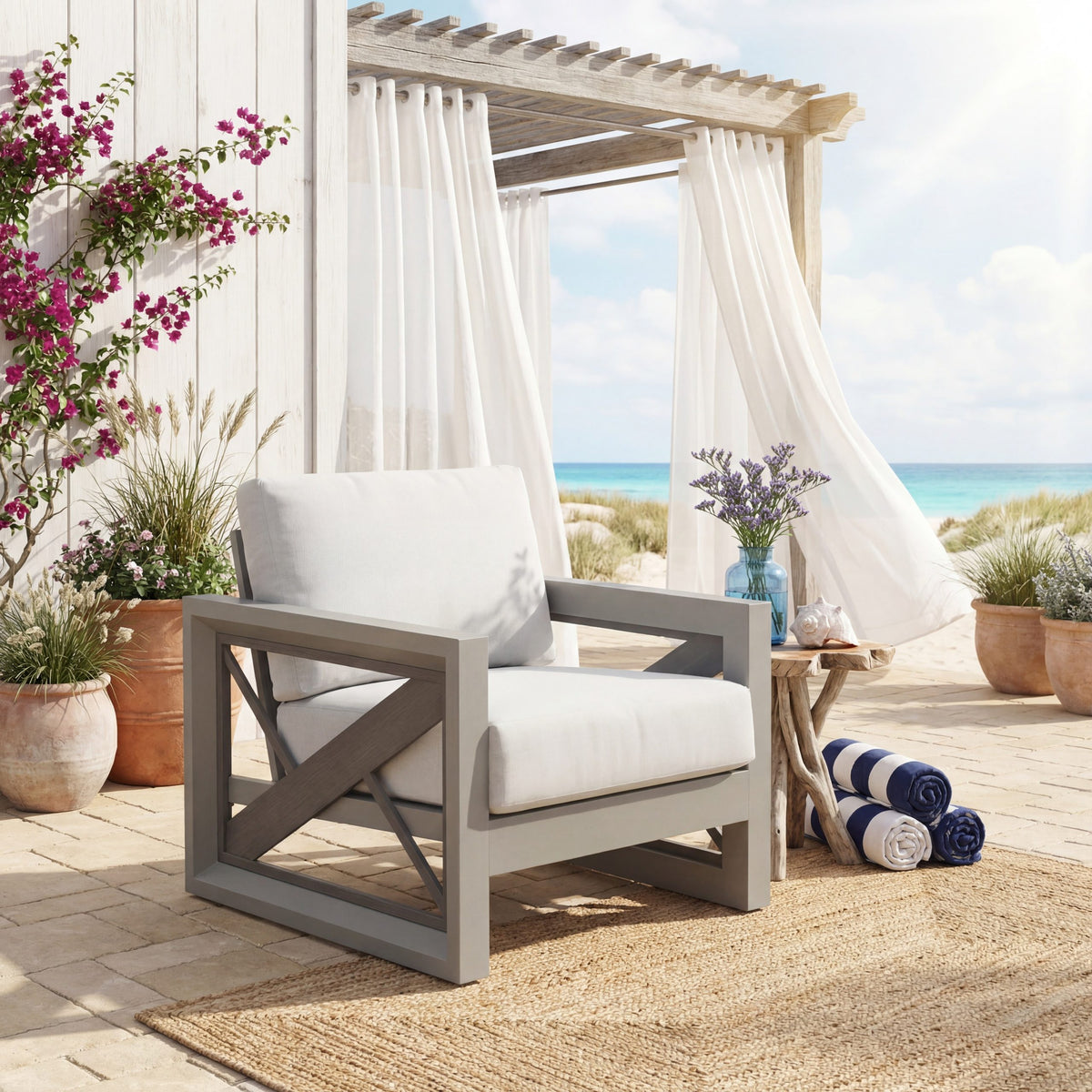 Dalilah Patio Arm Chair from Steve Silver - Luna Furniture
