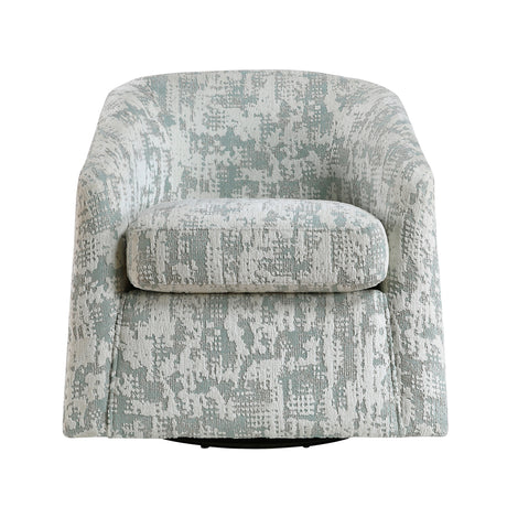 Dalton Green Jacquard Swivel Chair from Homelegance - Luna Furniture