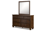 Danabrin Brown Dresser and Mirror from Ashley Furniture - Luna Furniture