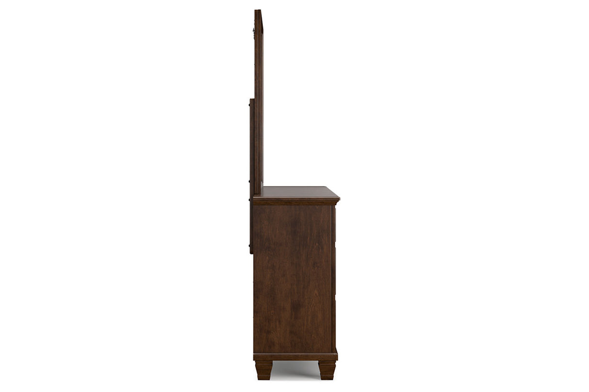 Danabrin Brown Dresser and Mirror from Ashley Furniture - Luna Furniture