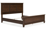 Danabrin Brown King Panel Bed from Ashley Furniture - Luna Furniture