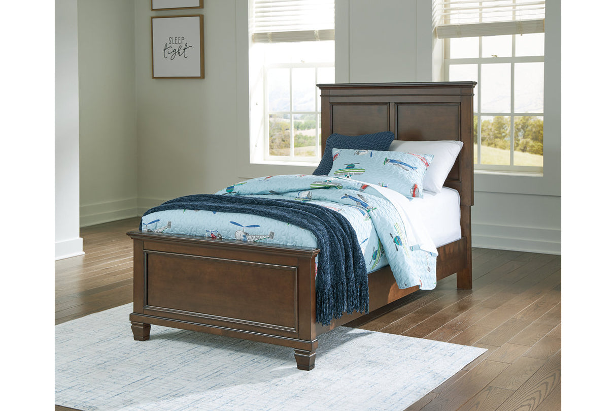 Danabrin Brown Twin Panel Bed from Ashley Furniture - Luna Furniture
