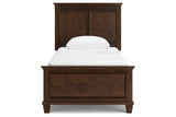 Danabrin Brown Twin Panel Bed from Ashley Furniture - Luna Furniture