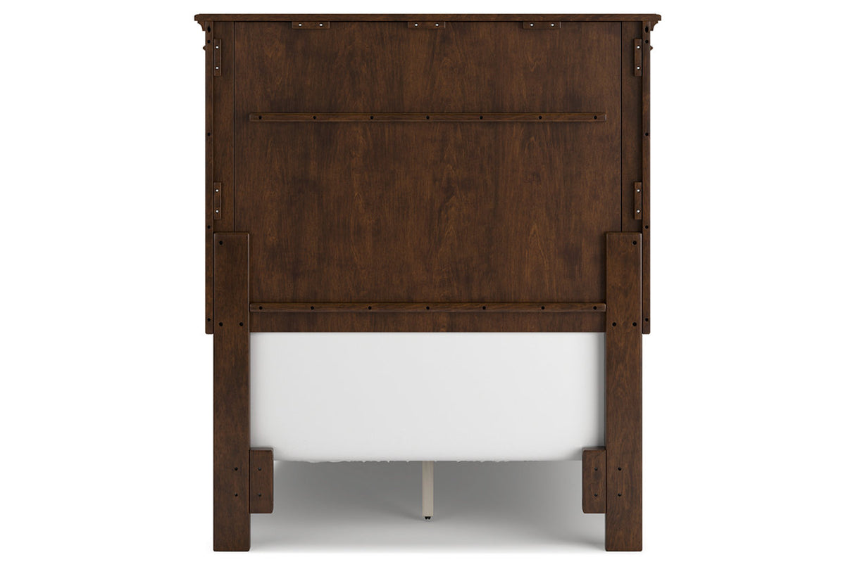 Danabrin Brown Twin Panel Bed from Ashley Furniture - Luna Furniture