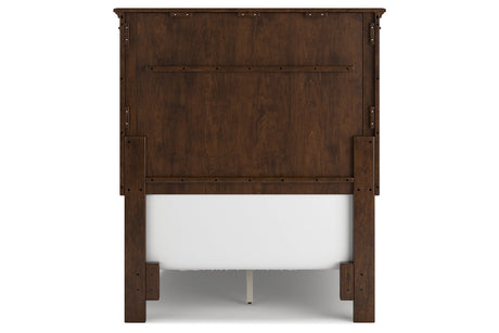 Danabrin Brown Twin Panel Bed from Ashley - Luna Furniture