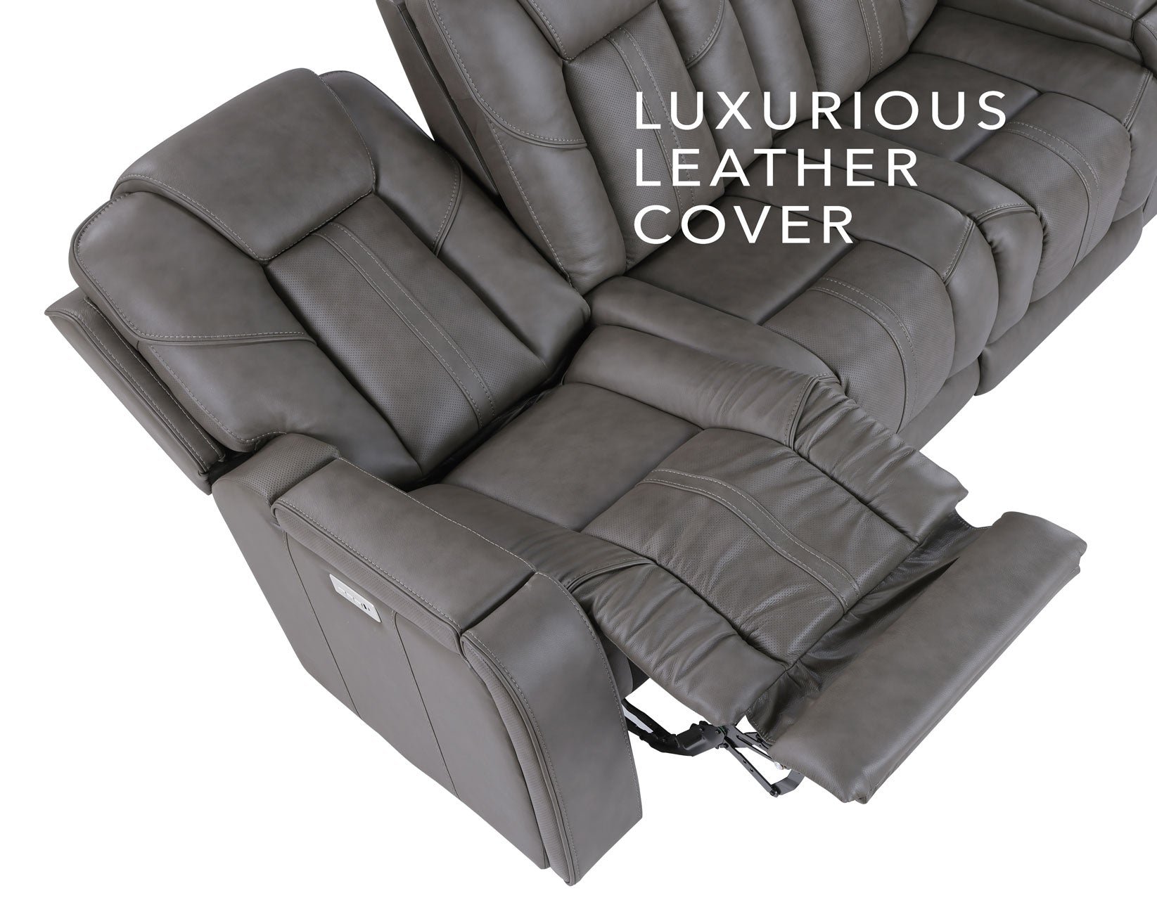 Steve Silver Daniel Triple Power Home Theater Leather Reclining