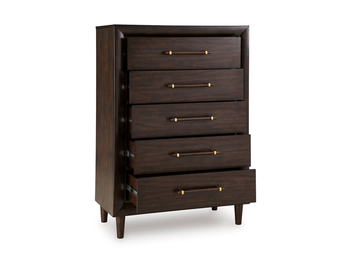 Dantenton Merlot Panel Bedroom Set from Ashley - Luna Furniture