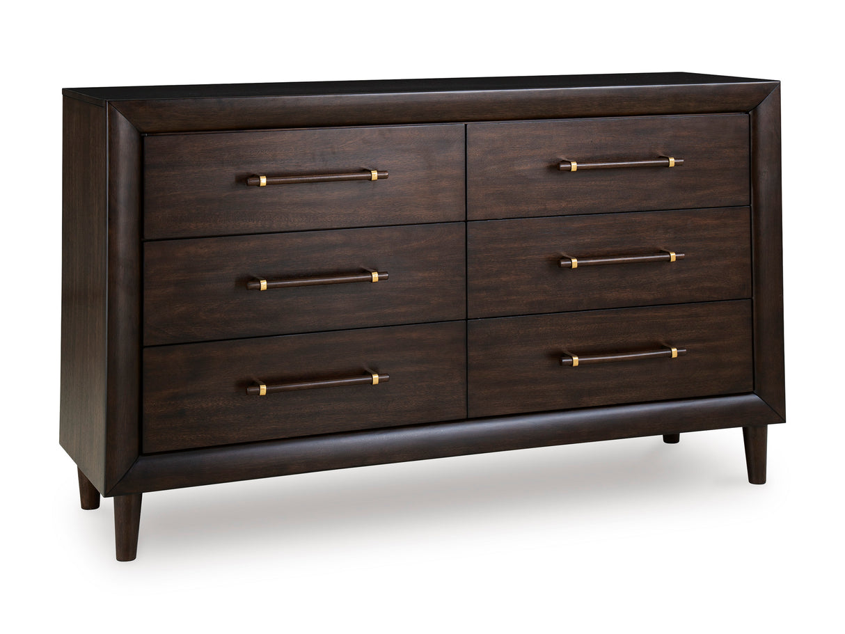 Dantenton Merlot Dresser from Ashley Furniture - Luna Furniture
