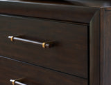 Dantenton Merlot Dresser and Mirror from Ashley Furniture - Luna Furniture
