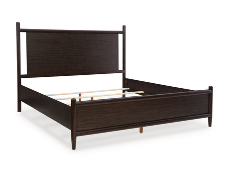 Dantenton Merlot California King Panel Bed from Ashley - Luna Furniture