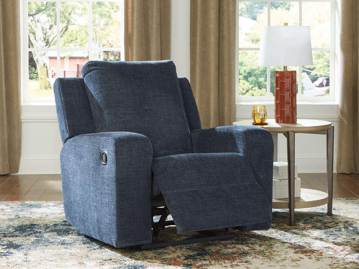 Danum Ink Recliner from Ashley - Luna Furniture