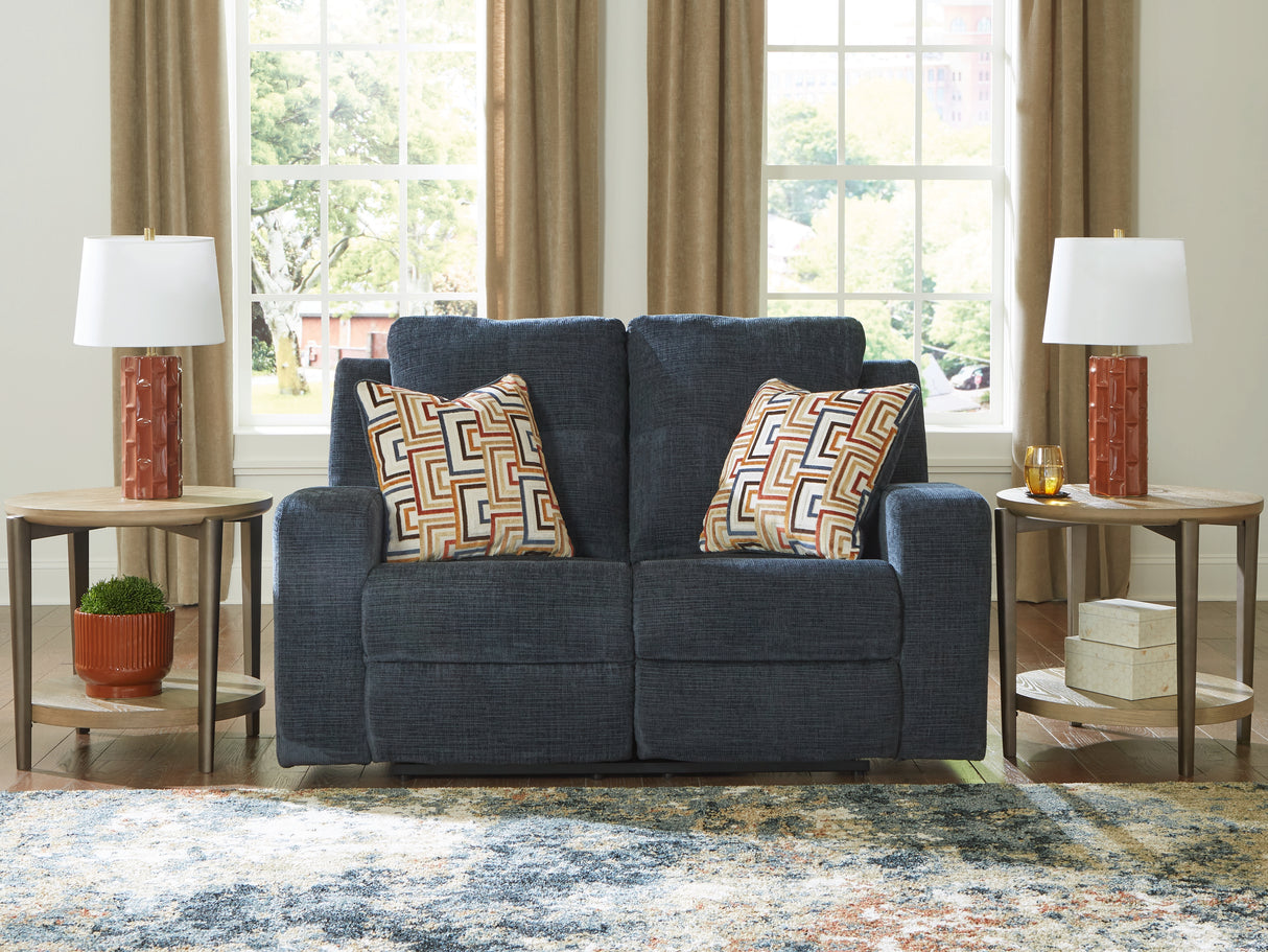 Danum Ink Reclining Loveseat from Ashley - Luna Furniture