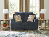 Danum Ink Reclining Loveseat from Ashley - Luna Furniture