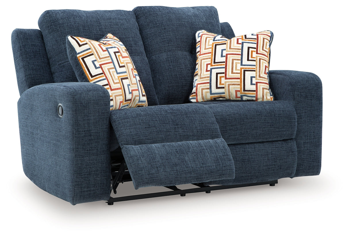 Danum Ink Reclining Loveseat from Ashley - Luna Furniture