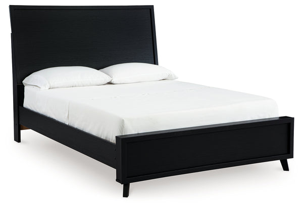 Danziar Black Full Platform Bed