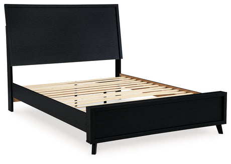 Danziar Black Full Platform Bed from Ashley - Luna Furniture