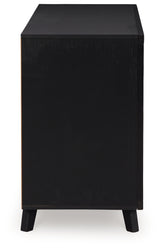 Danziar Black King Panel Bed, Dresser and 2 Nightstands from Ashley - Luna Furniture