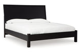 Danziar Black King Platform Bed from Ashley Furniture - Luna Furniture