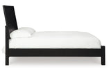 Danziar Black King Platform Bed from Ashley Furniture - Luna Furniture