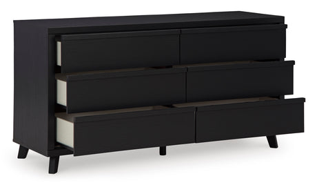 Danziar Black Platform Bedroom Set from Ashley - Luna Furniture