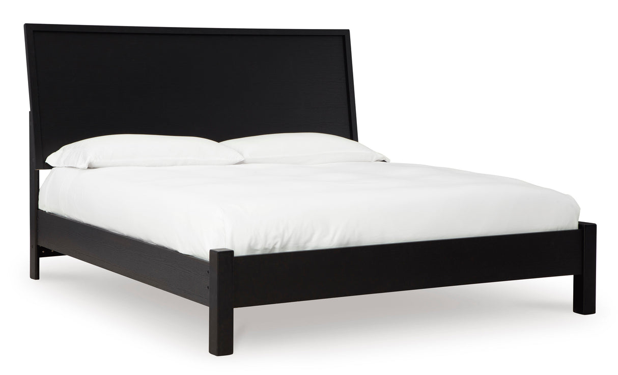 Danziar Black Platform Bedroom Set from Ashley - Luna Furniture