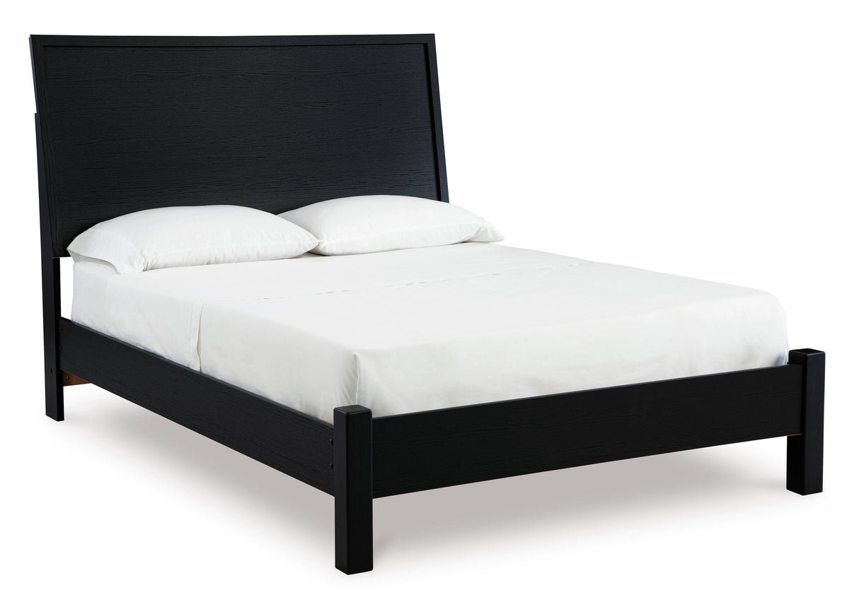 Danziar Black Platform Bedroom Set from Ashley - Luna Furniture