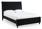 Danziar Black Platform Framed Bedroom Set from Ashley - Luna Furniture