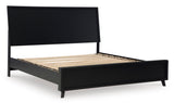 Danziar Black Platform Framed Bedroom Set from Ashley - Luna Furniture