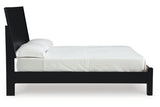 Danziar Black Queen Platform Bed from Ashley Furniture - Luna Furniture
