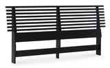 Danziar Black Slat Platform Bedroom Set from Ashley - Luna Furniture