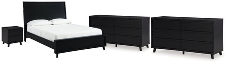 Danziar Queen Panel Bed, 2 Dressers and Nightstand from Ashley - Luna Furniture