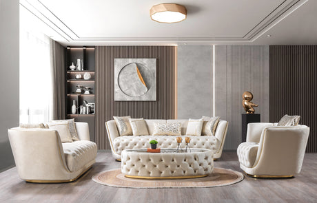 Daphne Ivory Coffee Table from Nova Furniture - Luna Furniture