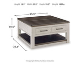Darborn Coffee Table with 1 End Table in Gray/Brown from Ashley - Luna Furniture