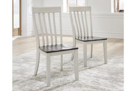Darborn Gray/Brown Dining Table, 4 Chairs and Bench from Ashley - Luna Furniture