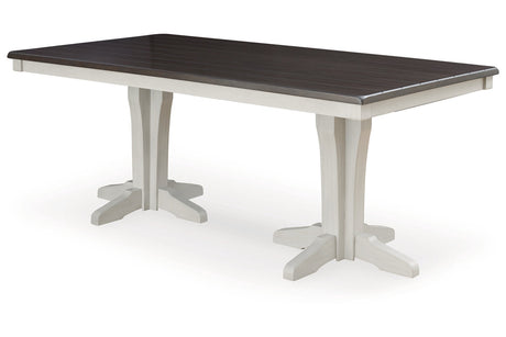 Darborn Gray/Brown Dining Table from Ashley - Luna Furniture