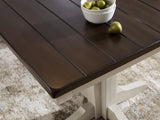 Darborn Gray/Brown Dining Table and 6 Chairs from Ashley - Luna Furniture