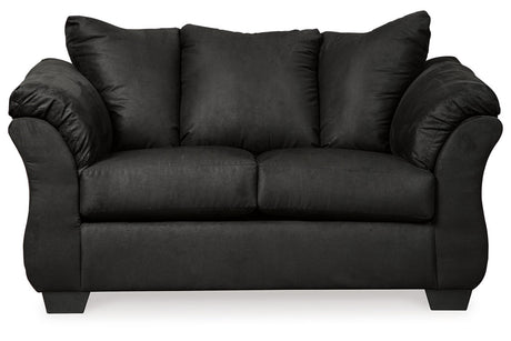 Darcy Black Sofa, Loveseat, Chair and Ottoman from Ashley - Luna Furniture